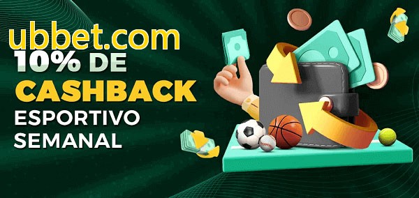 10% de bônus de cashback na ubbet.com